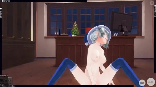 3D Hentai trailer Snow Maiden fucks herself with a vibrator and does Ahegao